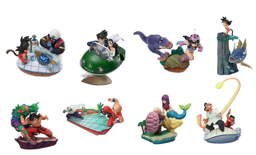 ボーナスパーツ完成品】孫悟空＆チチ 「ドラゴンボールカプセル8 