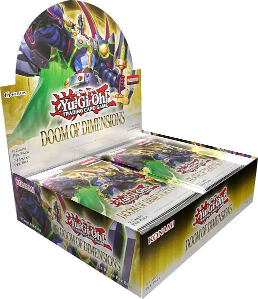 BOX DOOM OF DIMENSIONS (ドゥーム・オブ・ディメンションズ) 遊戯王オフィシャルカードゲーム デュエルモンスターズ©スタジオ・ダイス/集英社・テレビ東京・KONAMI