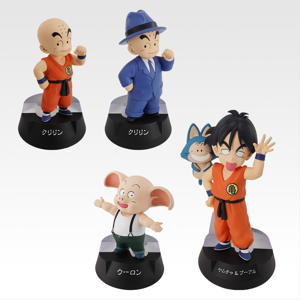 D賞 クリリン・ウーロン・ヤムチャ＆プーアル ASSEMBLEフィギュア 一番くじ ドラゴンボール ASSEMBLE COLLECTION ～孫悟空少年期編～