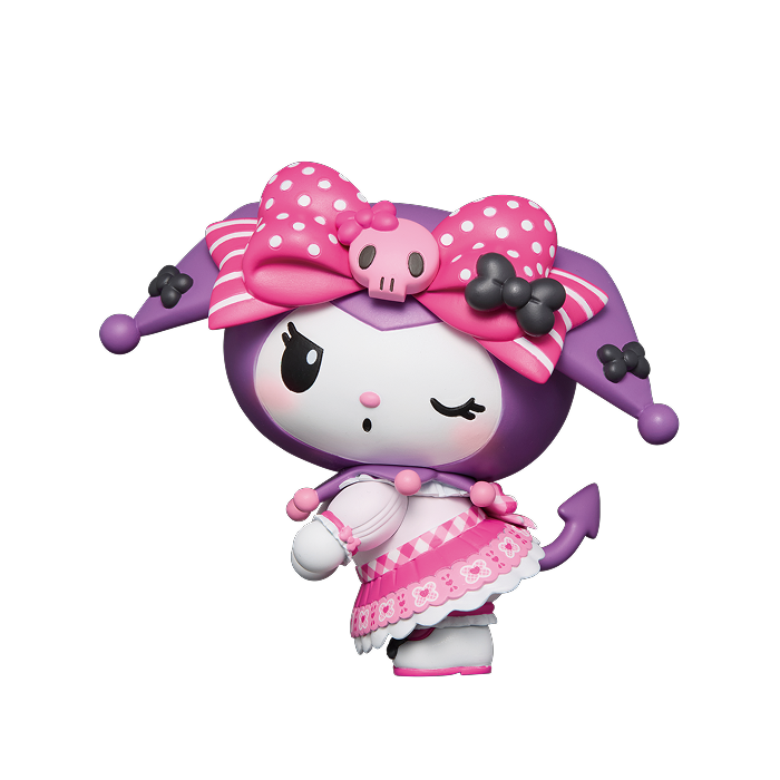 A賞 クロミと衣装とりかえっこVer フィギュア Happyくじ『My Melody & Kuromi 50th&20th Anniversaries』 © Sunny Side Up Inc. All Rights Reserved.