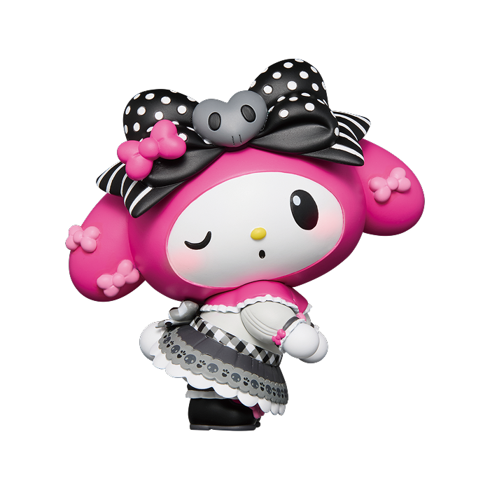 A賞 マイメロディと衣装とりかえっこVer フィギュア Happyくじ『My Melody & Kuromi 50th&20th Anniversaries』 © Sunny Side Up Inc. All Rights Reserved.