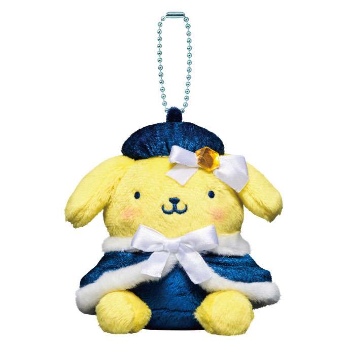 B賞 ハポムポムプリン ぬいぐるみチャーム Happyくじ『Sanrio characters Holiday Collection』