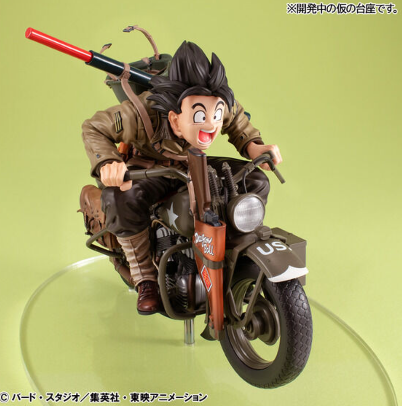 デスクトップリアルマッコイEX ドラゴンボールZ 孫悟空＆バイク