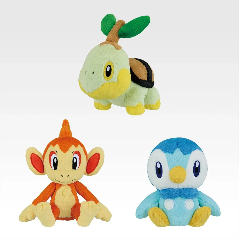 F賞 シンオウ地方 旅立ちの3匹 ぬいぐるみ 一番くじ Pokémon 30th ANNIVERSARY vol.1